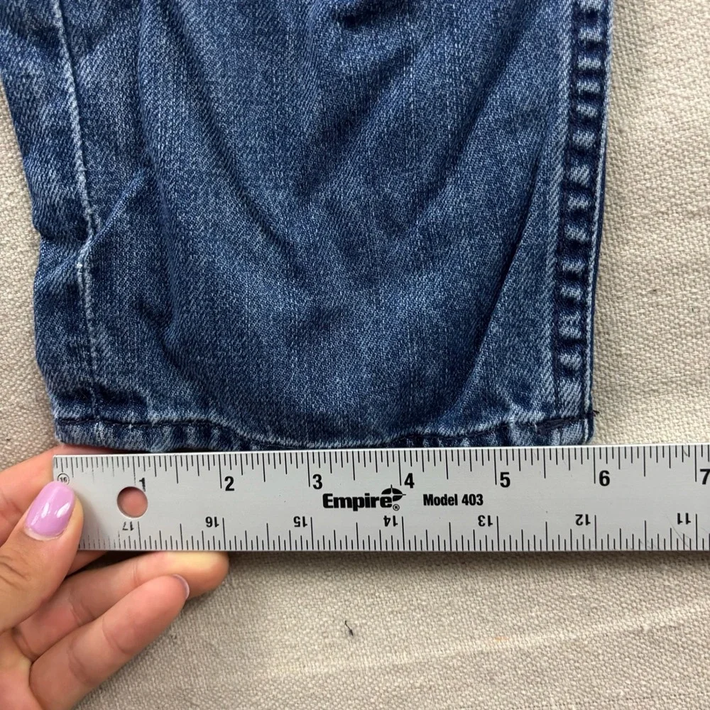Mother The Dropout Slim Boyfriend Jeans Womens 26 Blue Medium Wash Denim - Picture 10 of 11